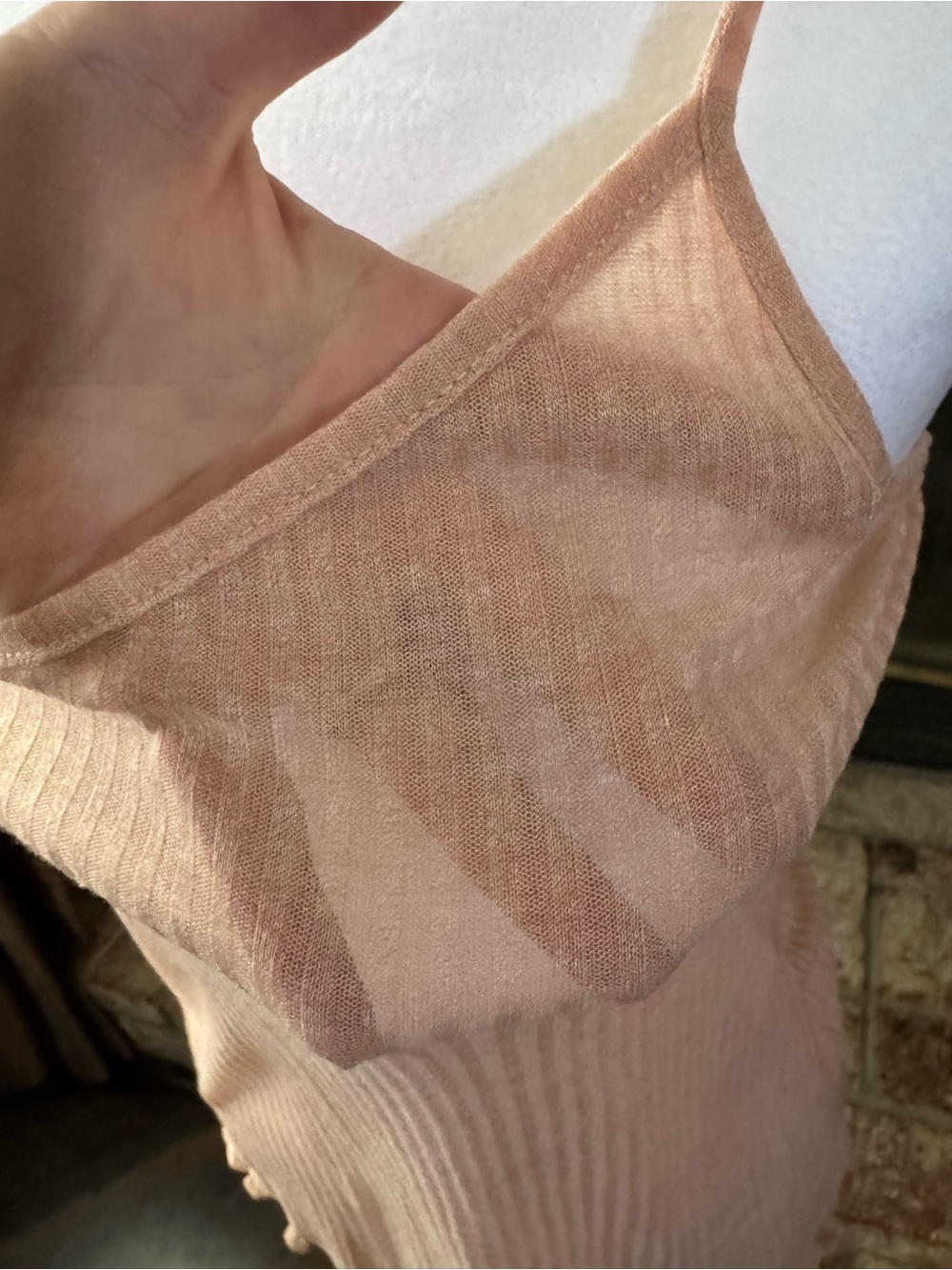 POL Ribbed V-Neck Cami NWOT - Picture 3 of 6